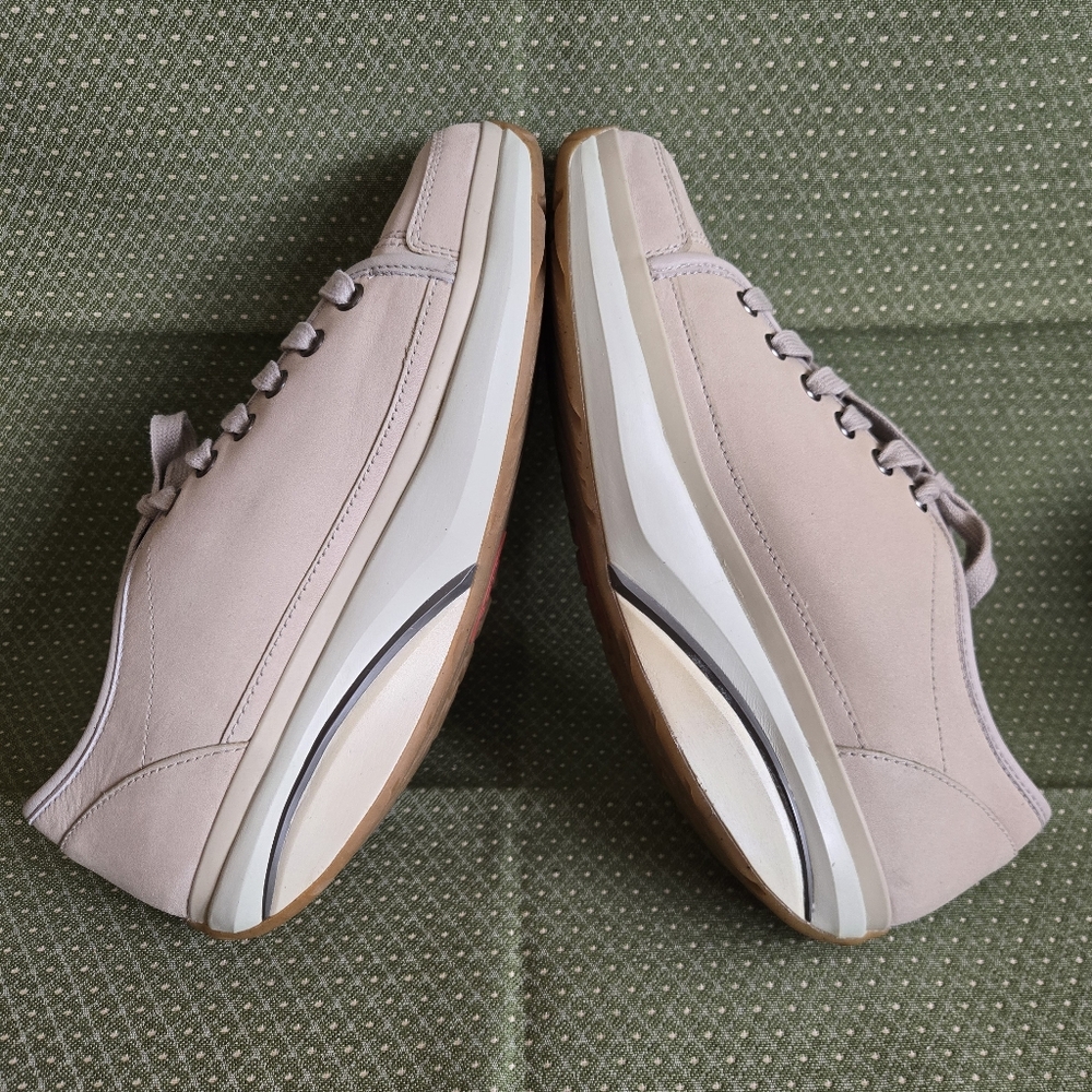 MBT Enhanced Walking Khaki Color Sneakers, size 8-8.5